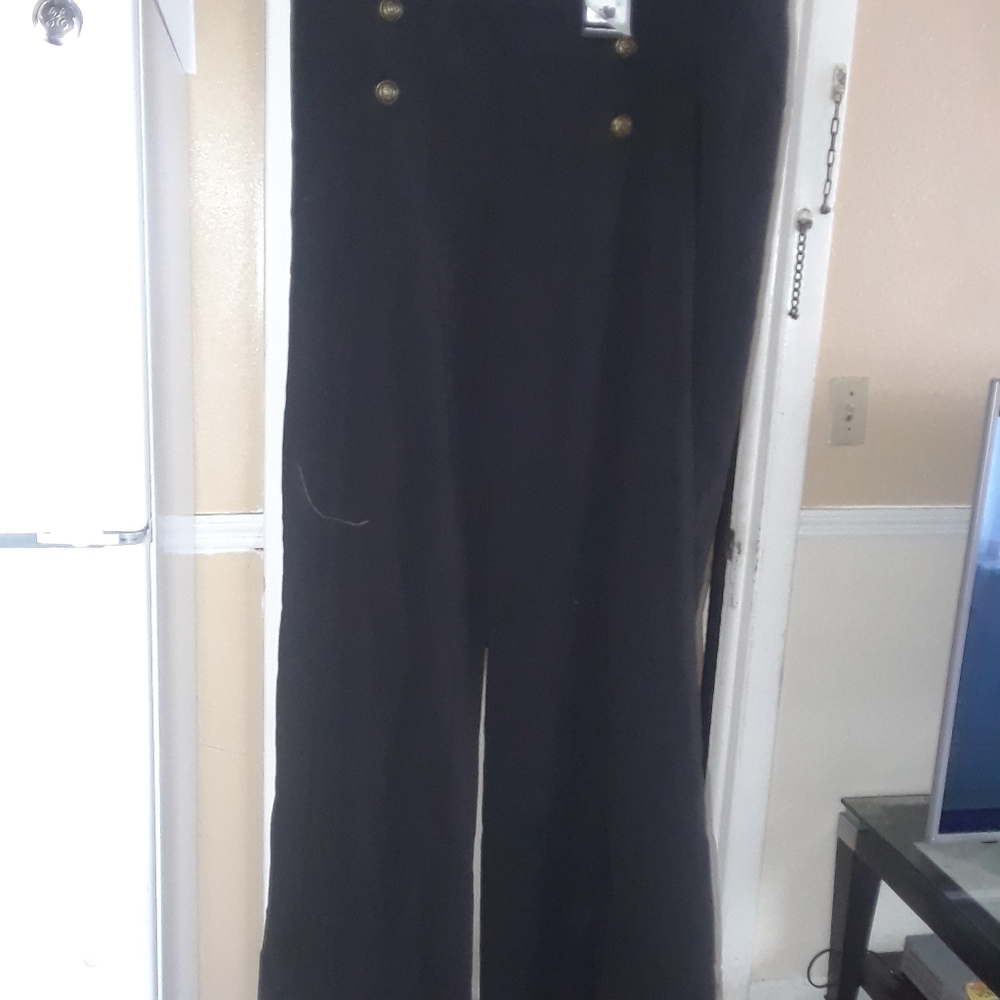 Button bellbottom pants